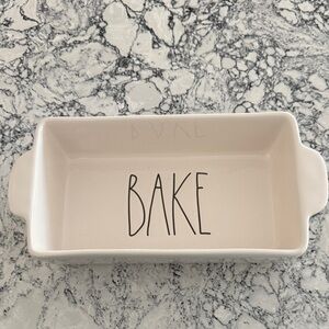 White Ceramic Bakeware Dish